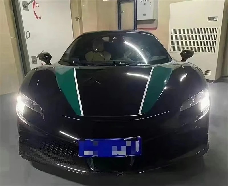 OEM Type Dry Carbon Fiber Body Kits for SF90 Front Lip Side Skirts Rear Diffuser Rear Spoiler Rear Wing